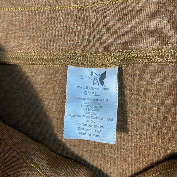 Two-Tone Color Block Brown and Cream Midi Skirt size small - Picture 7 of 10